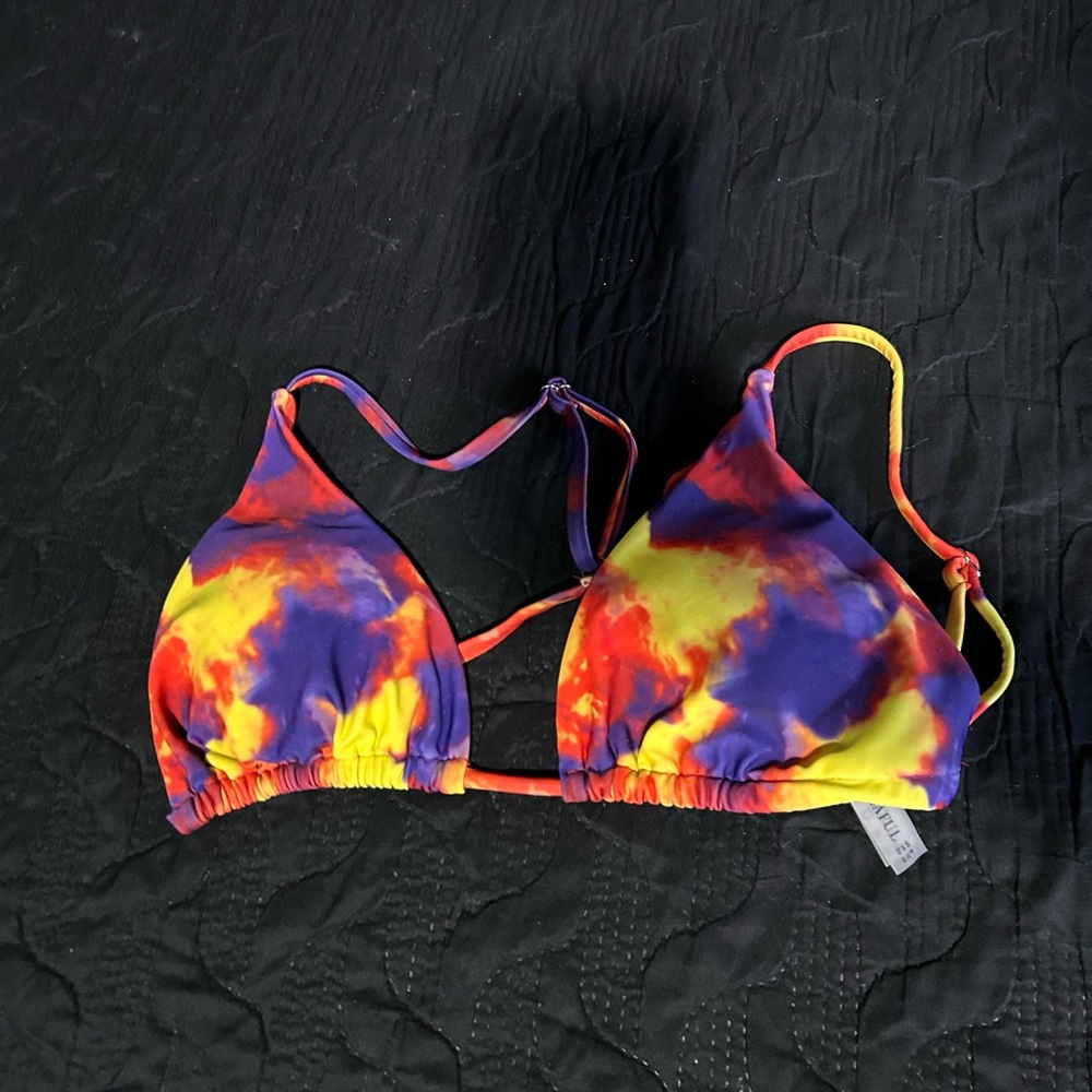Vibrant Tie-Dye Bikini Top